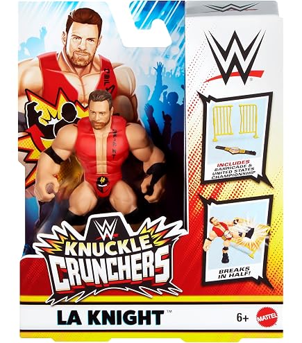 Amazon.com: WWE Seth Rollins (Purple) Knuckle Crunchers 4 Toy